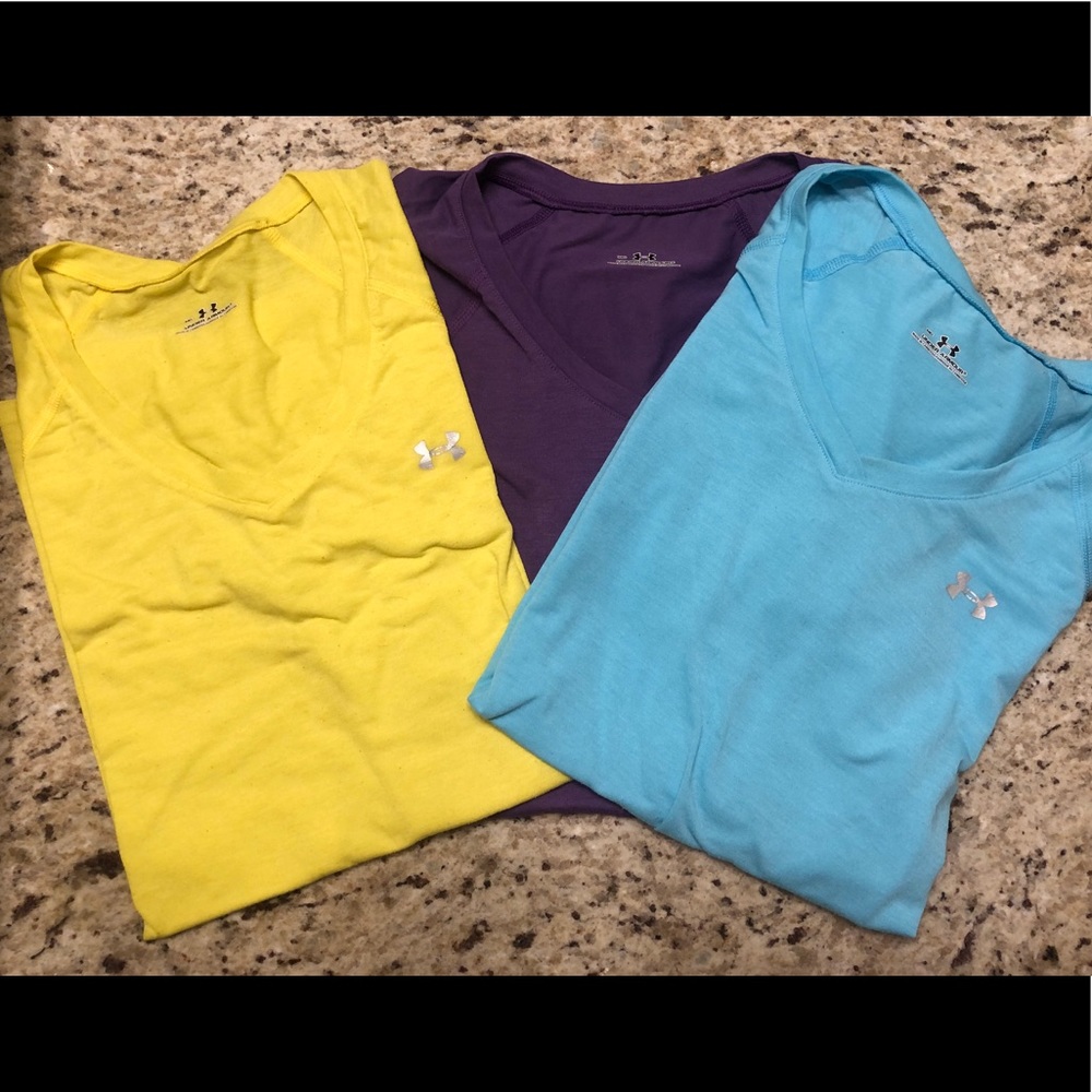 Set of 3 Under Armour Shirts, all M